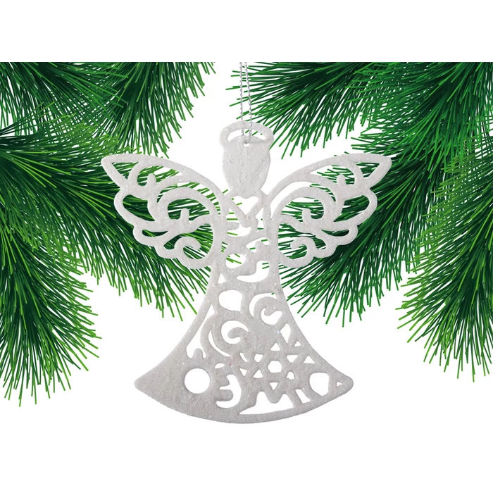 Angyal karácsonyfadísz, 3 db