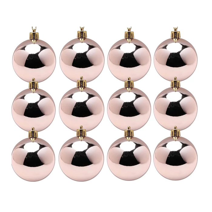 Karácsonyi gömb szett, 30 db, arany