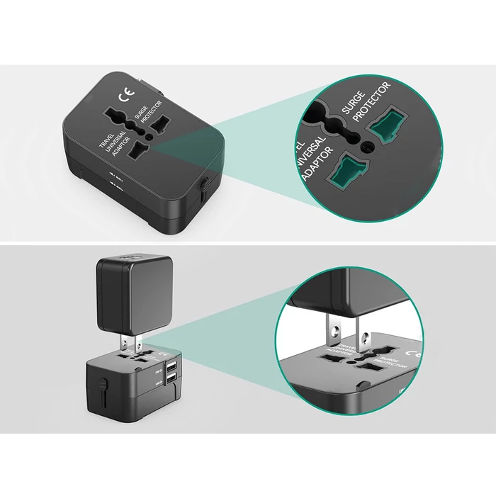 Univerzális utazó adapter USA UK EU