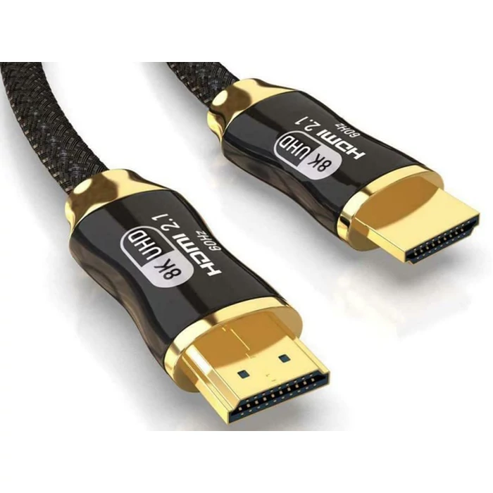 Kábel hdmi 2.1, arany 3m
