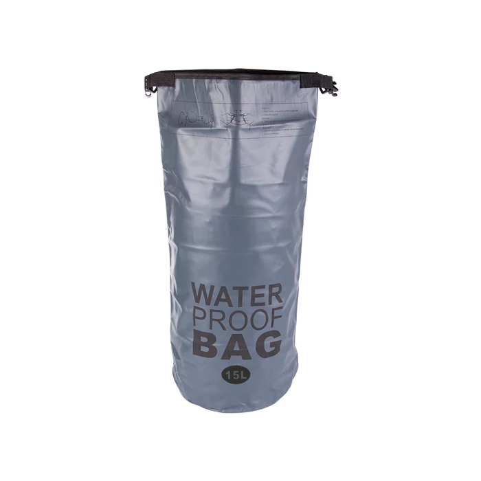 Vízálló táska 15L, szürke