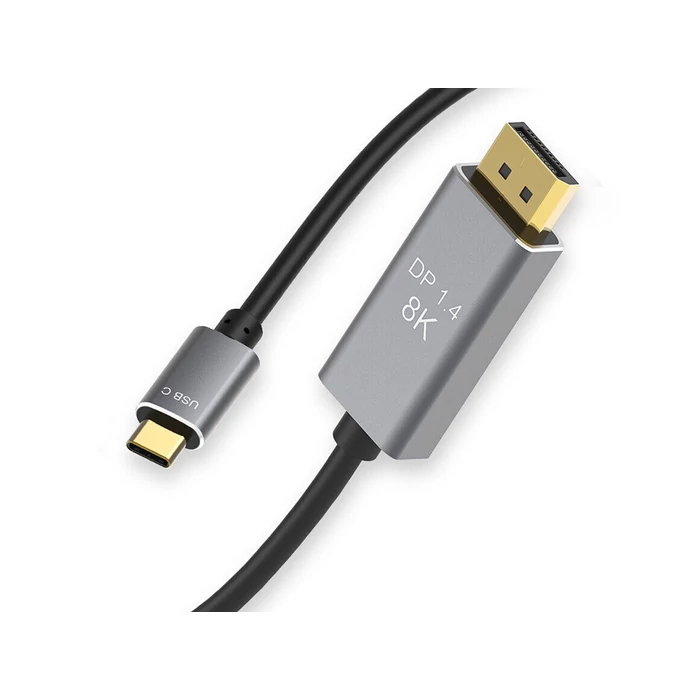 Kábel displayport 1.4, USB Type-c 1,8m