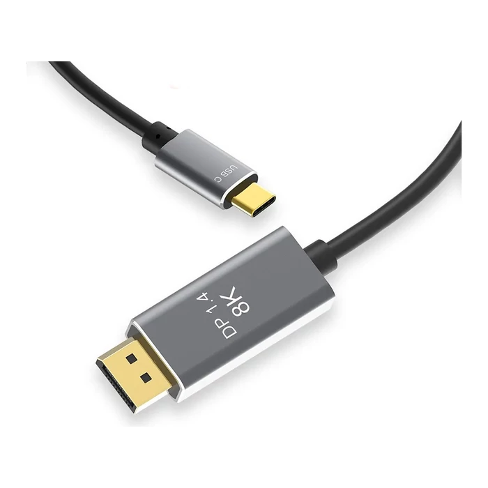 Kábel displayport 1.4, USB Type-c 1,8m