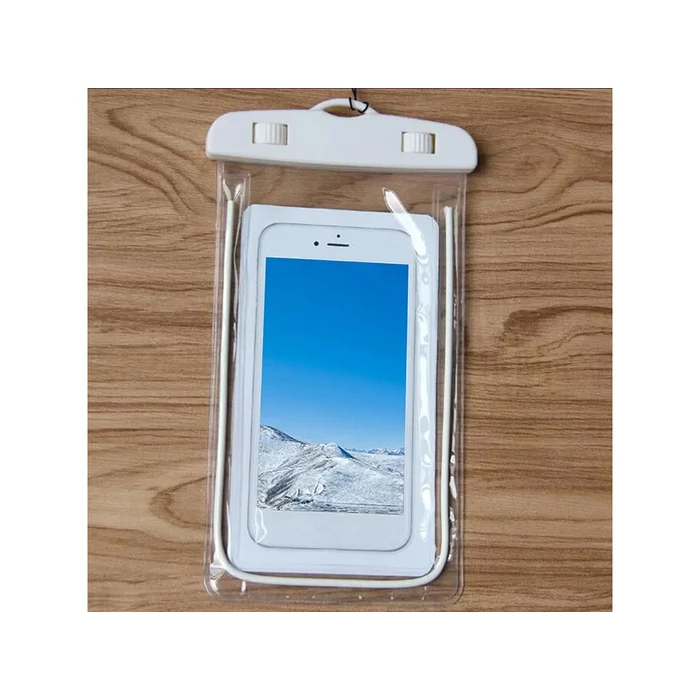 Vízálló telefontok, fehér