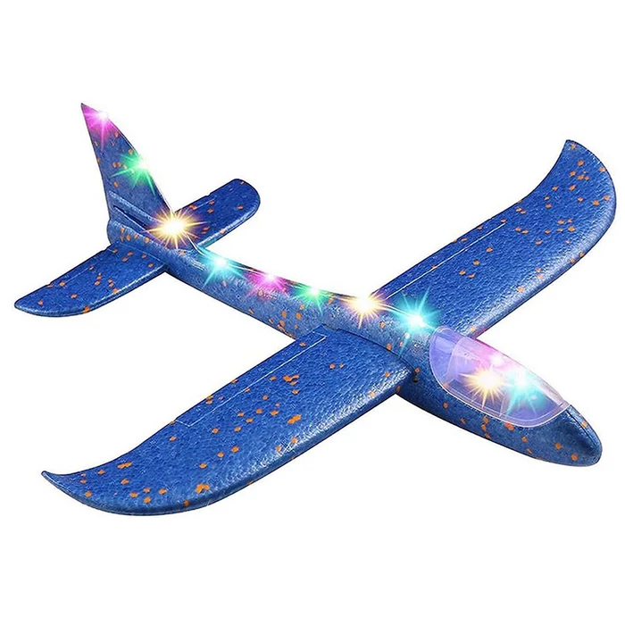 Repülőgép, 47 cm, LED lámpával