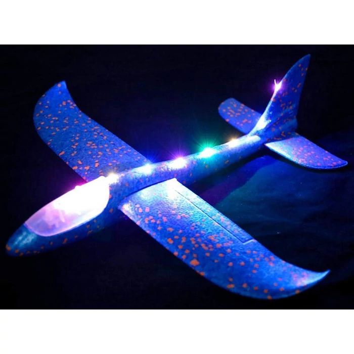 Repülőgép, 47 cm, LED lámpával