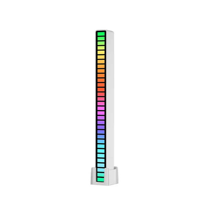 LED neon csík, hangra reagál, 18 cm