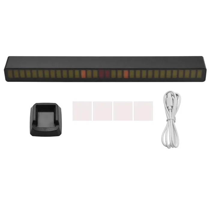 LED neon csík, hangra reagál, 18 cm
