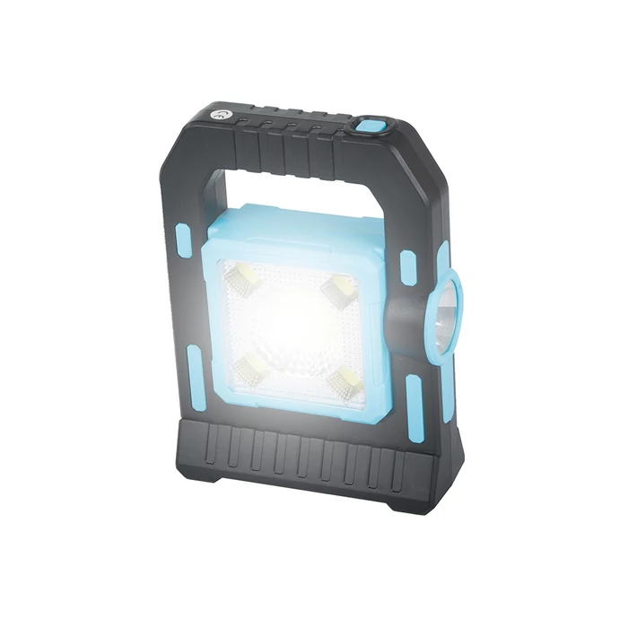 LED kempinglámpa, napelemes, kék