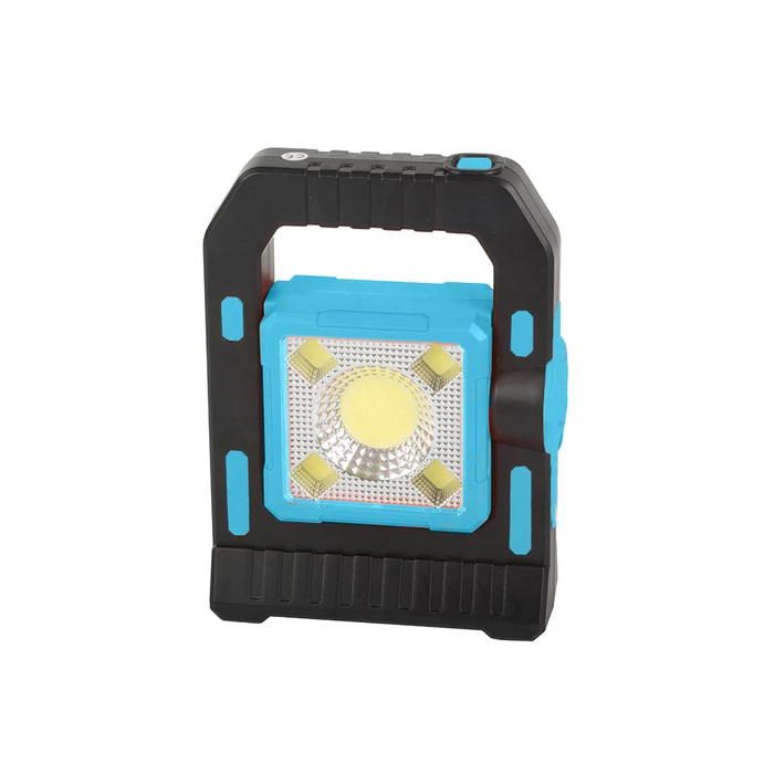 LED kempinglámpa, napelemes, kék