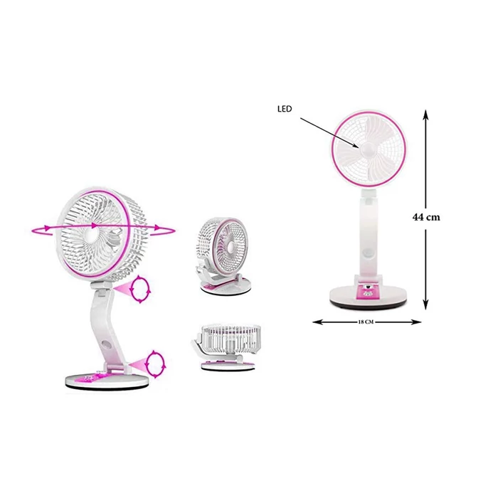 Vezeték nélküli ventilátor, rózsaszín