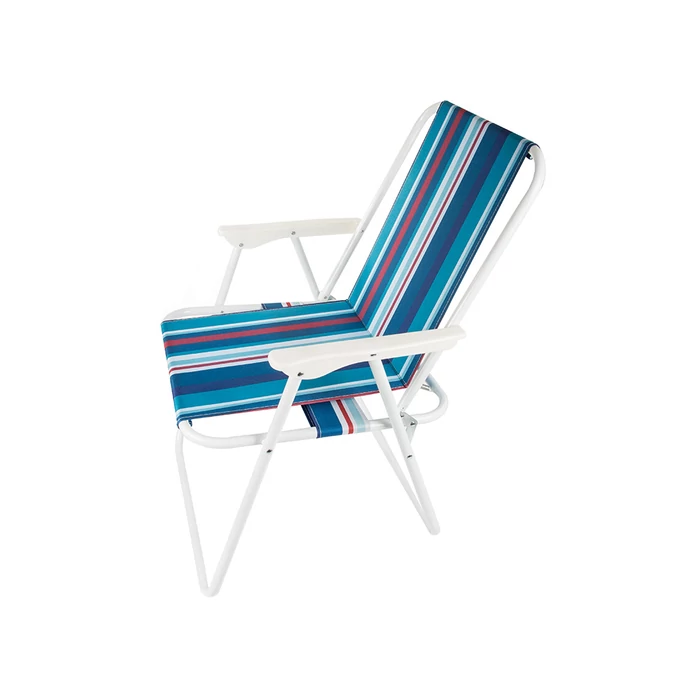 Összecsukható kemping szék, csíkos