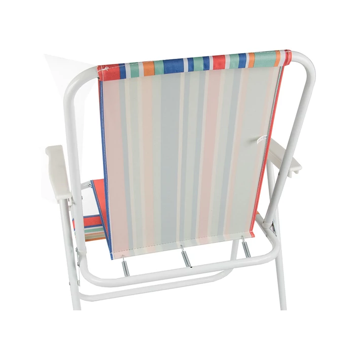 Összecsukható kemping szék, csíkos