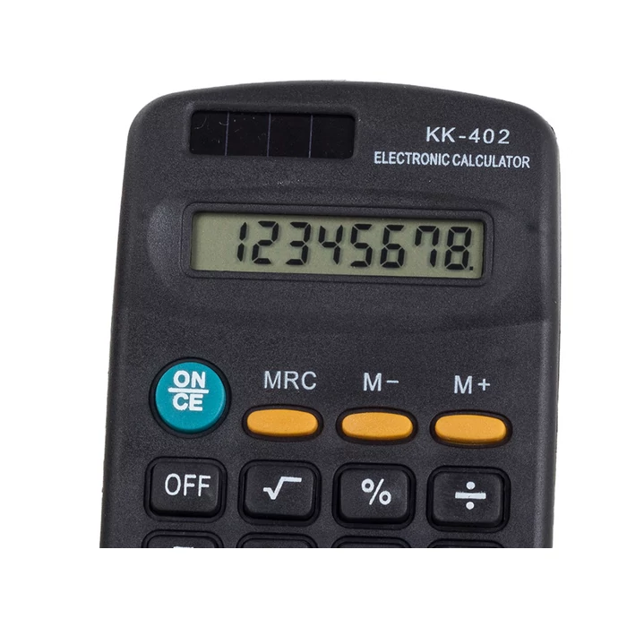 8 számjegyű zsebszámológép