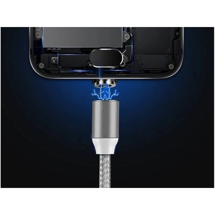 Mágneses töltőkábel 3az1-ben, 1m