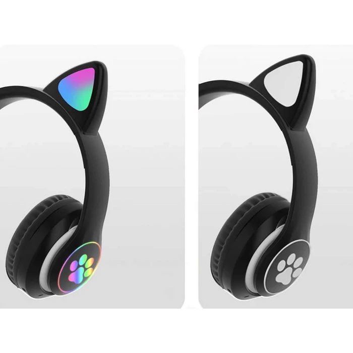 Vezeték nélküli Bluetooth fejhallgató cicafülekkel