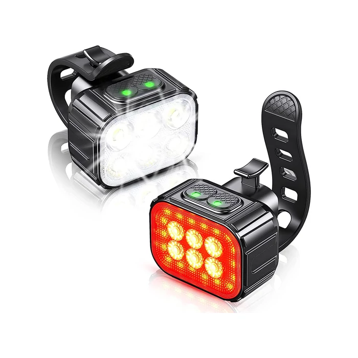 LED kerékpár lámpa szett
