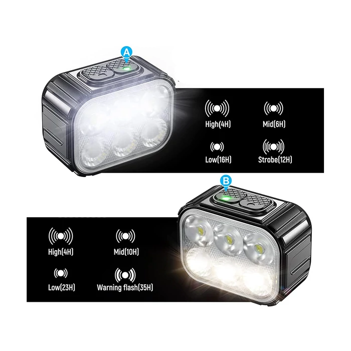 LED kerékpár lámpa szett