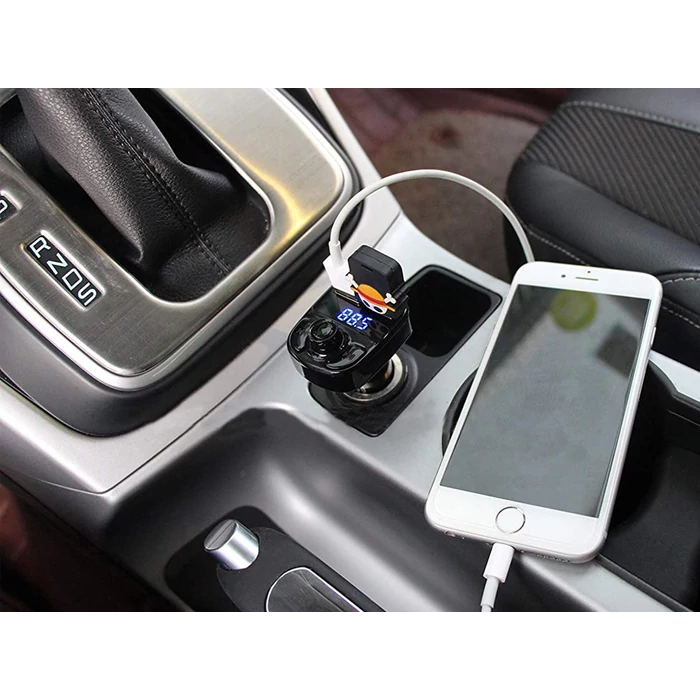 FM SD MP3 Bluetooth adó, 2xUSB töltő