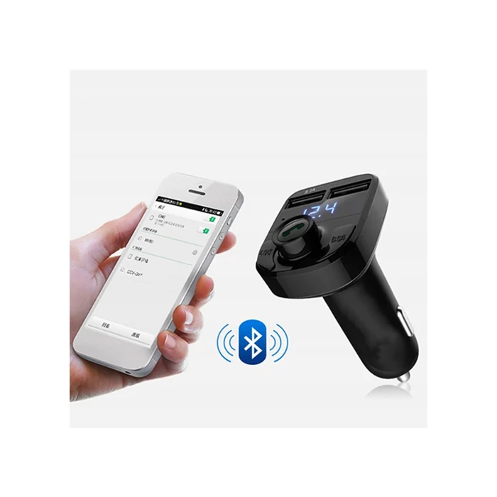 FM SD MP3 Bluetooth adó, 2xUSB töltő
