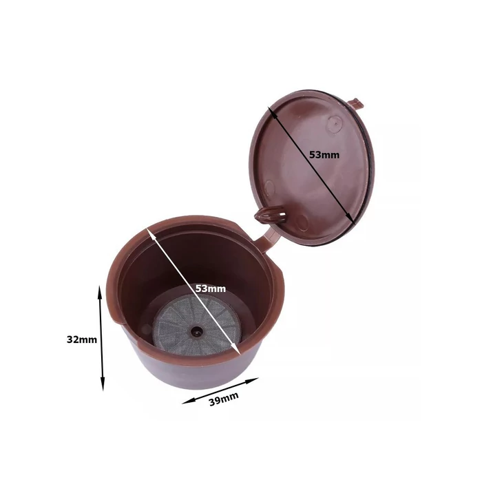 Újrafelhasználható dolce gusto kávékapszula 5db