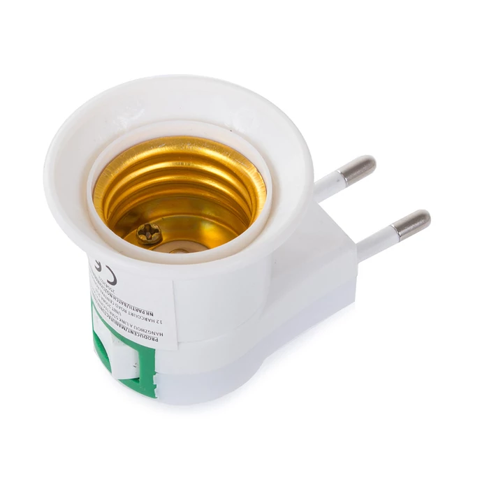 Izzó adapter, kapcsoló 230v e27