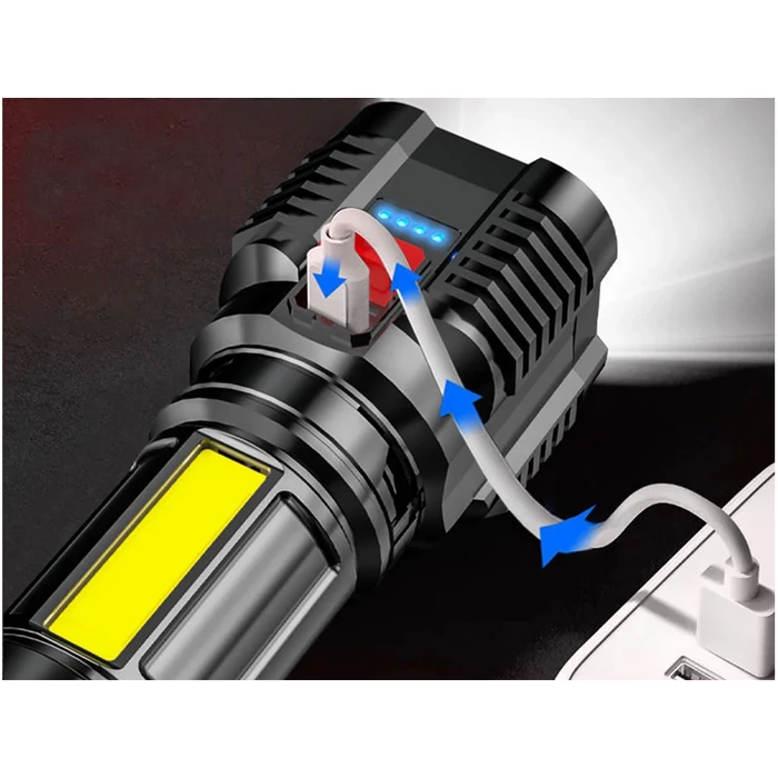 Újratölthető zseblámpa