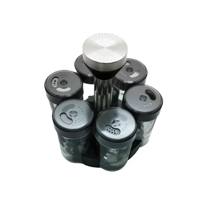 Forgó fűszertartó, 6db