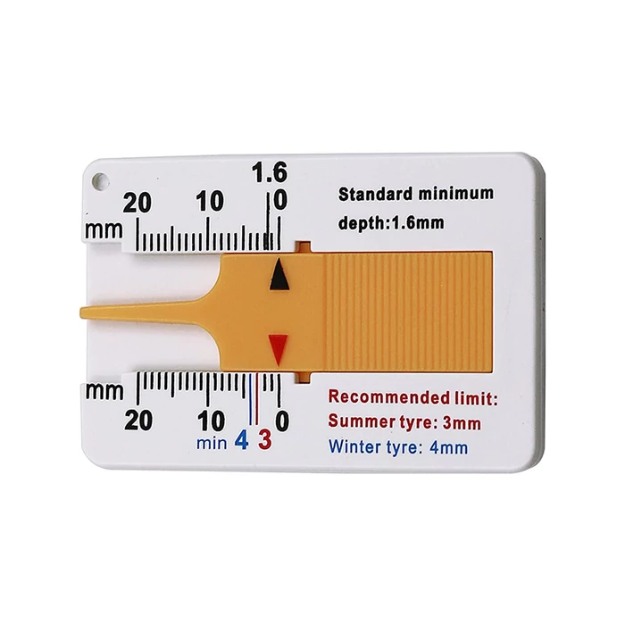 Gumikopás jelző, mélységmérő