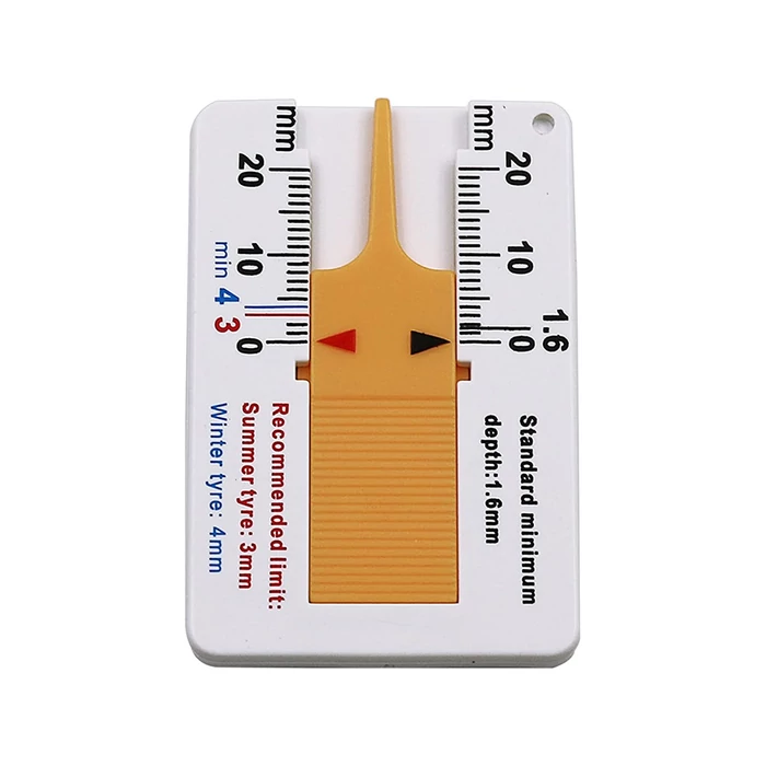 Gumikopás jelző, mélységmérő