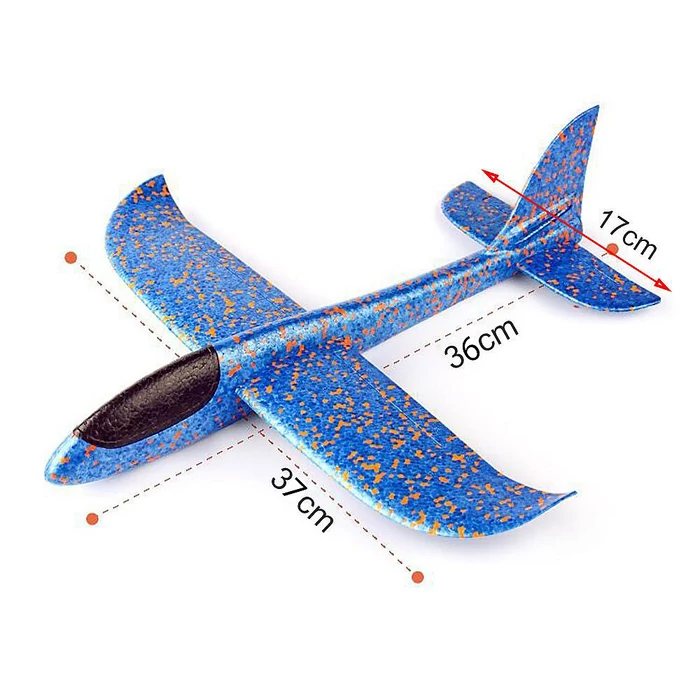 Siklórepülő 36x37cm kék