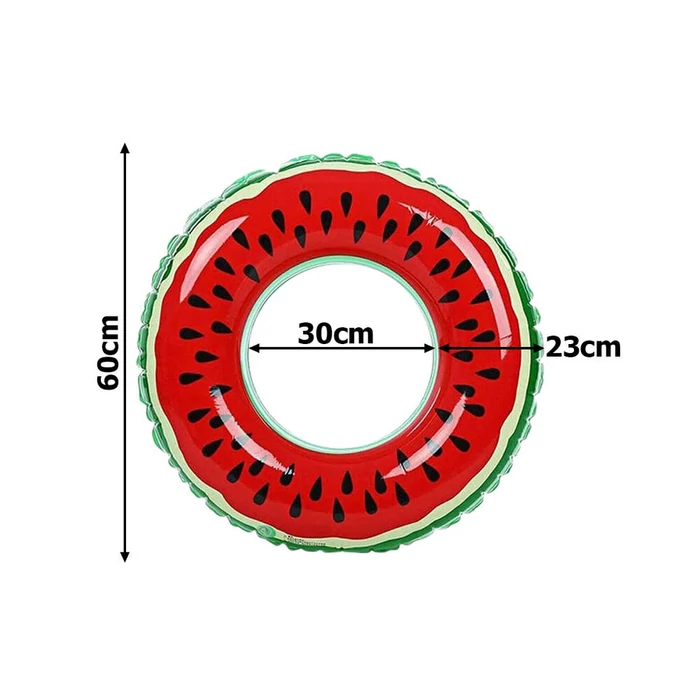 Nagyméretű, 70 cm-es görögdinnye úszógumi