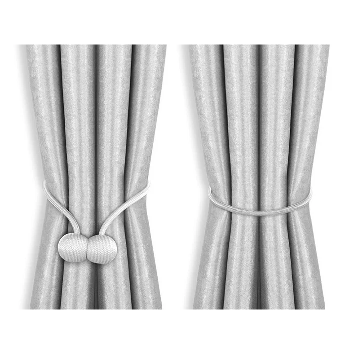 Mágneses függönyelkötő, fehér