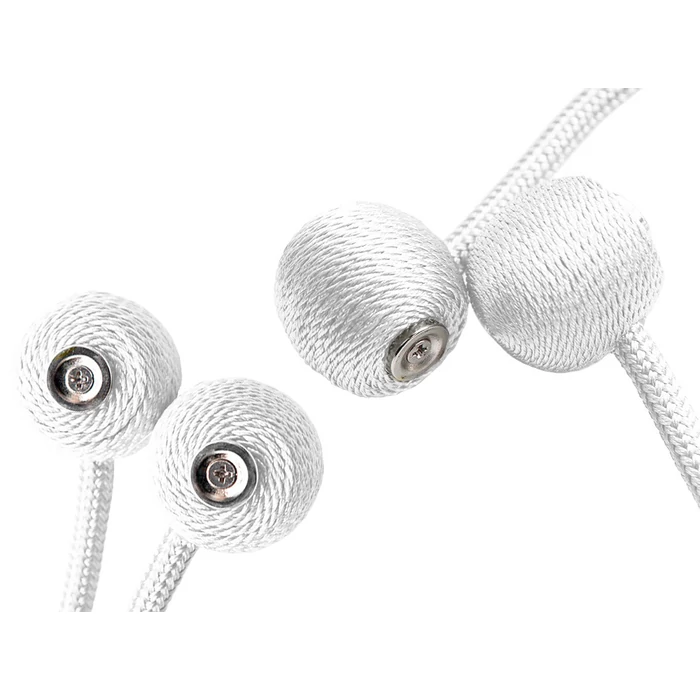 Mágneses függönyelkötő, fehér