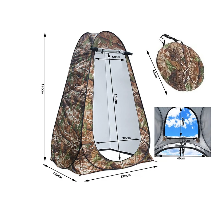 Hordozható öltözősátor