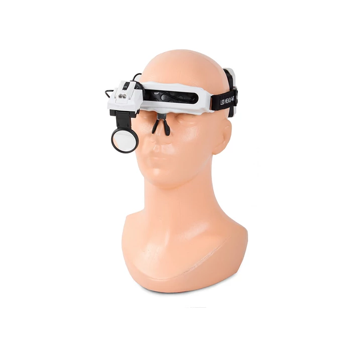 Fejpántos nagyító 2 led világítással