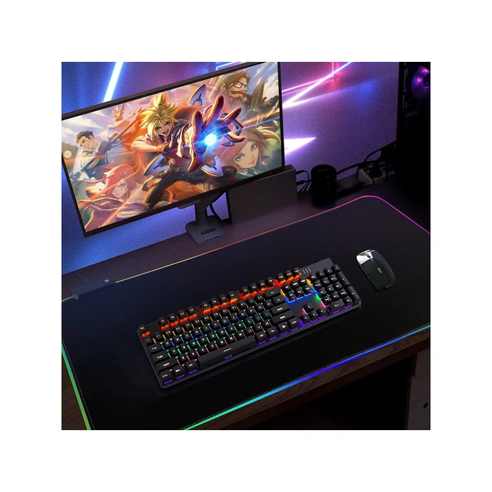 Led háttérvilágítású egérpad