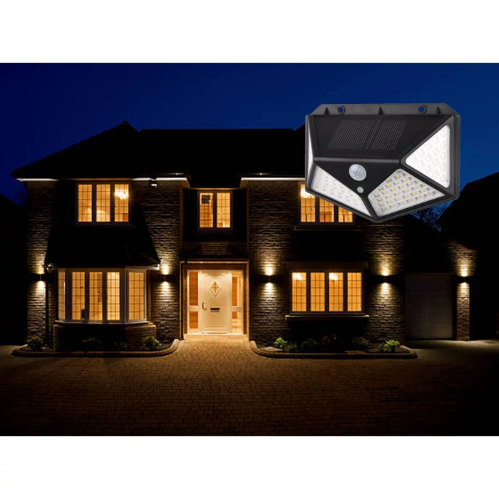 Napelemes lámpa mozgásérzékelővel