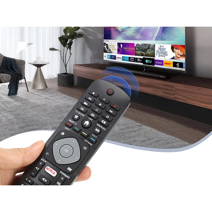 Univerzális távirányító Philips TV-hez – Smart, 4K UHD