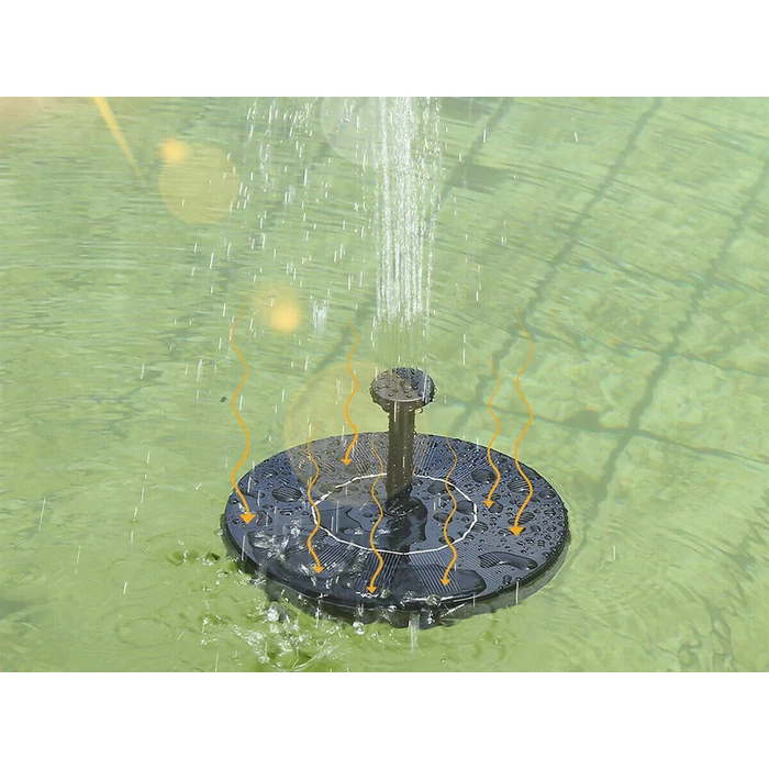 Napelemes kerti szökőkút