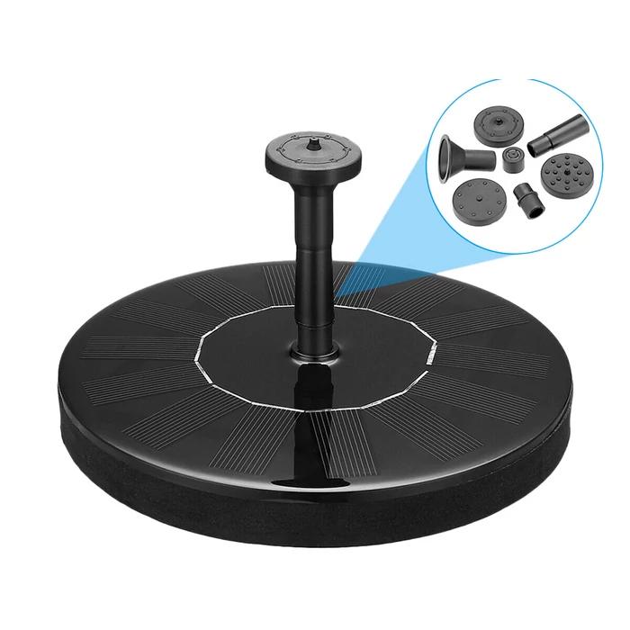 Napelemes kerti szökőkút