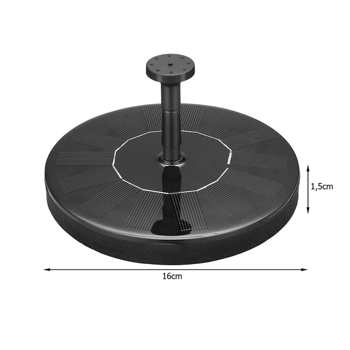 Napelemes kerti szökőkút