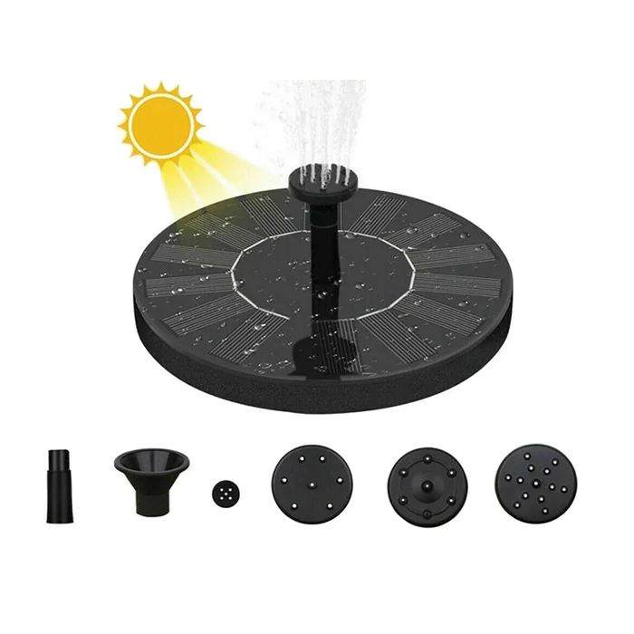 Napelemes kerti szökőkút