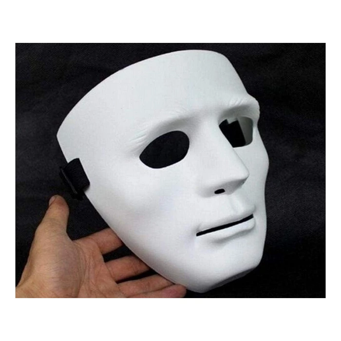 Fehér halloweeni maszk 