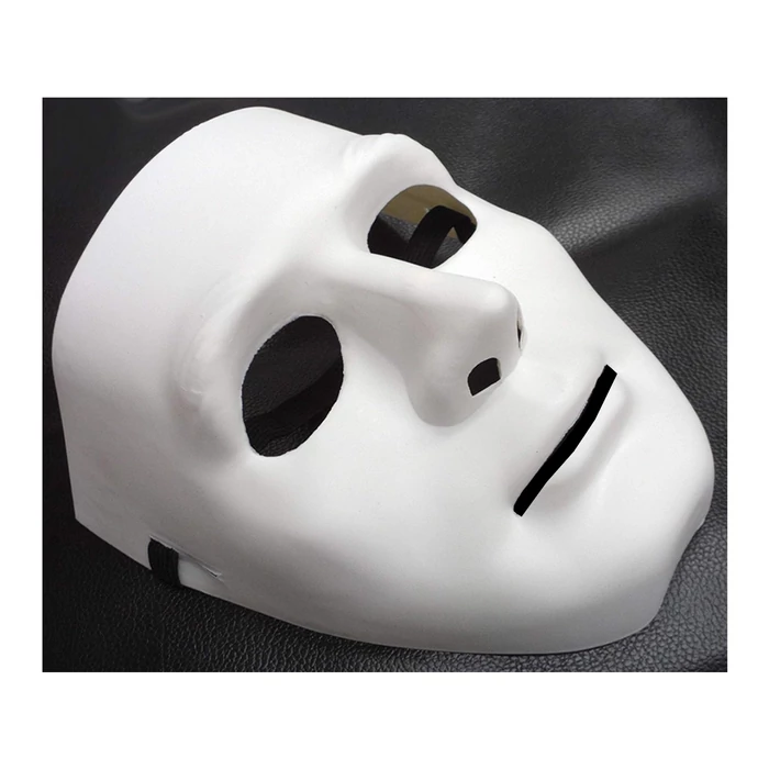 Fehér halloweeni maszk 