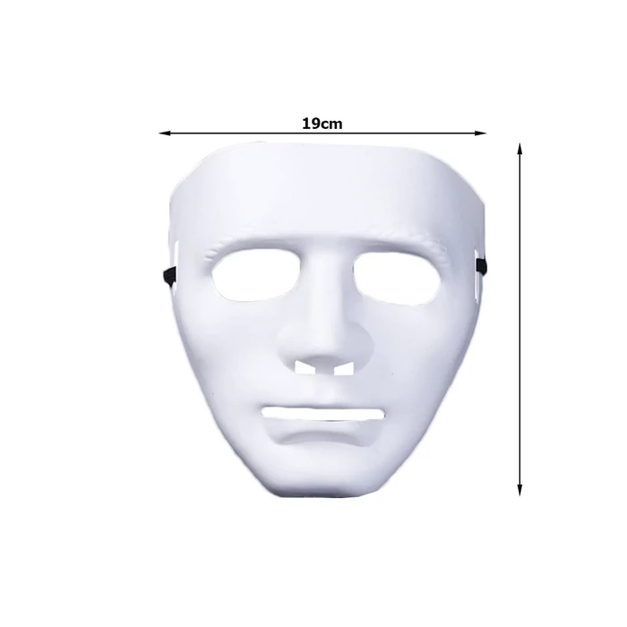 Fehér halloweeni maszk 