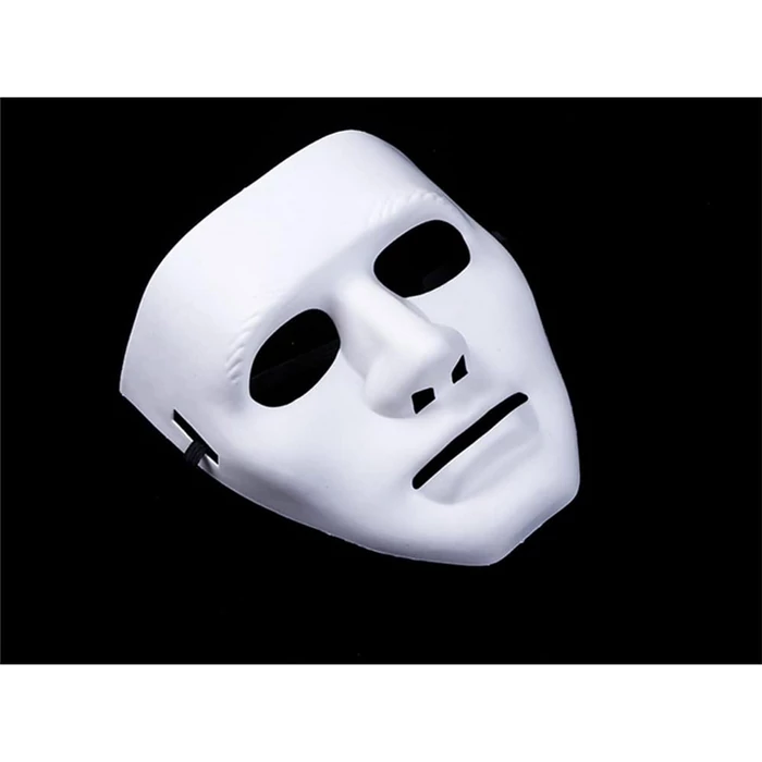 Fehér halloweeni maszk 