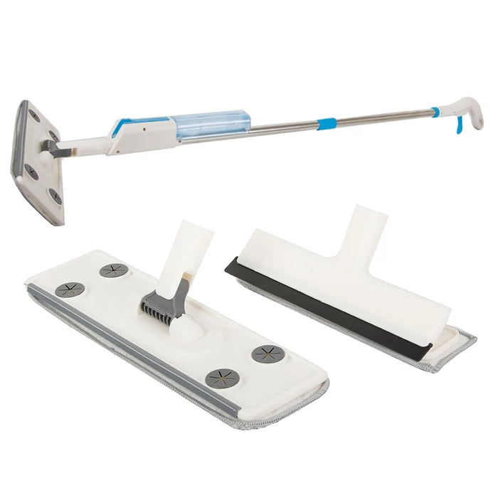 2 az 1-ben lapos felmosó ablak- és padlótisztító spray-vel