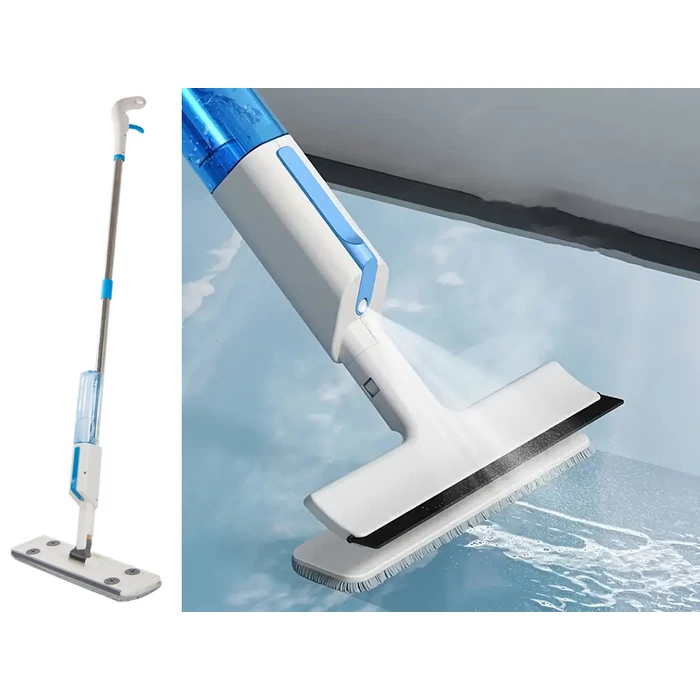 2 az 1-ben lapos felmosó ablak- és padlótisztító spray-vel