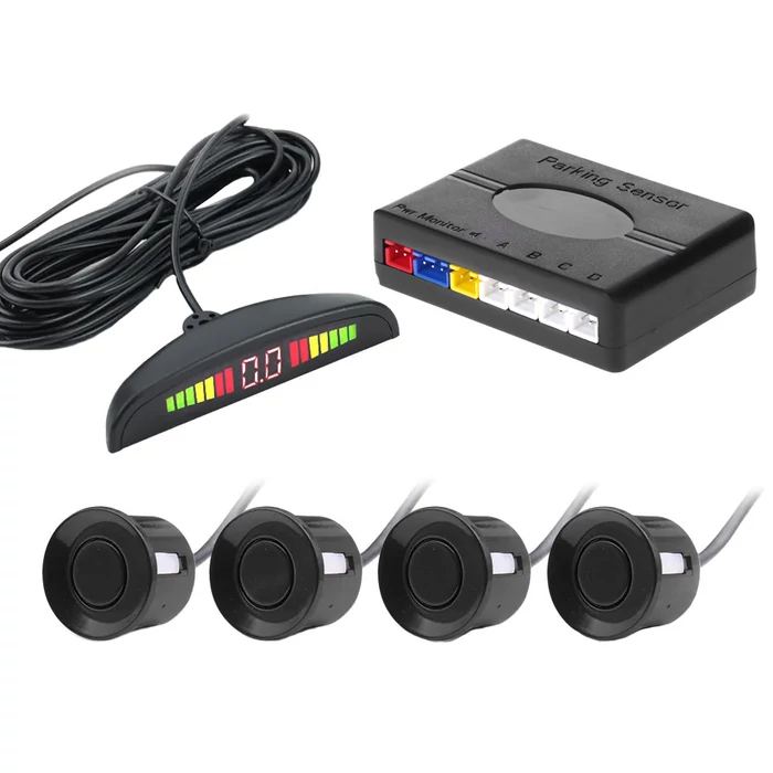 Tolatóradar szett LCD kijelzővel